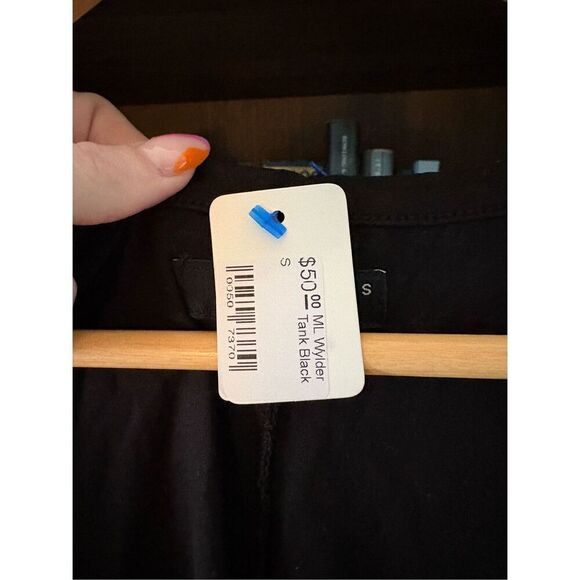 🐿️ NWT Michael Lauren x Revolve Wylder Tank In Black Size Small - Picture 6 of 8